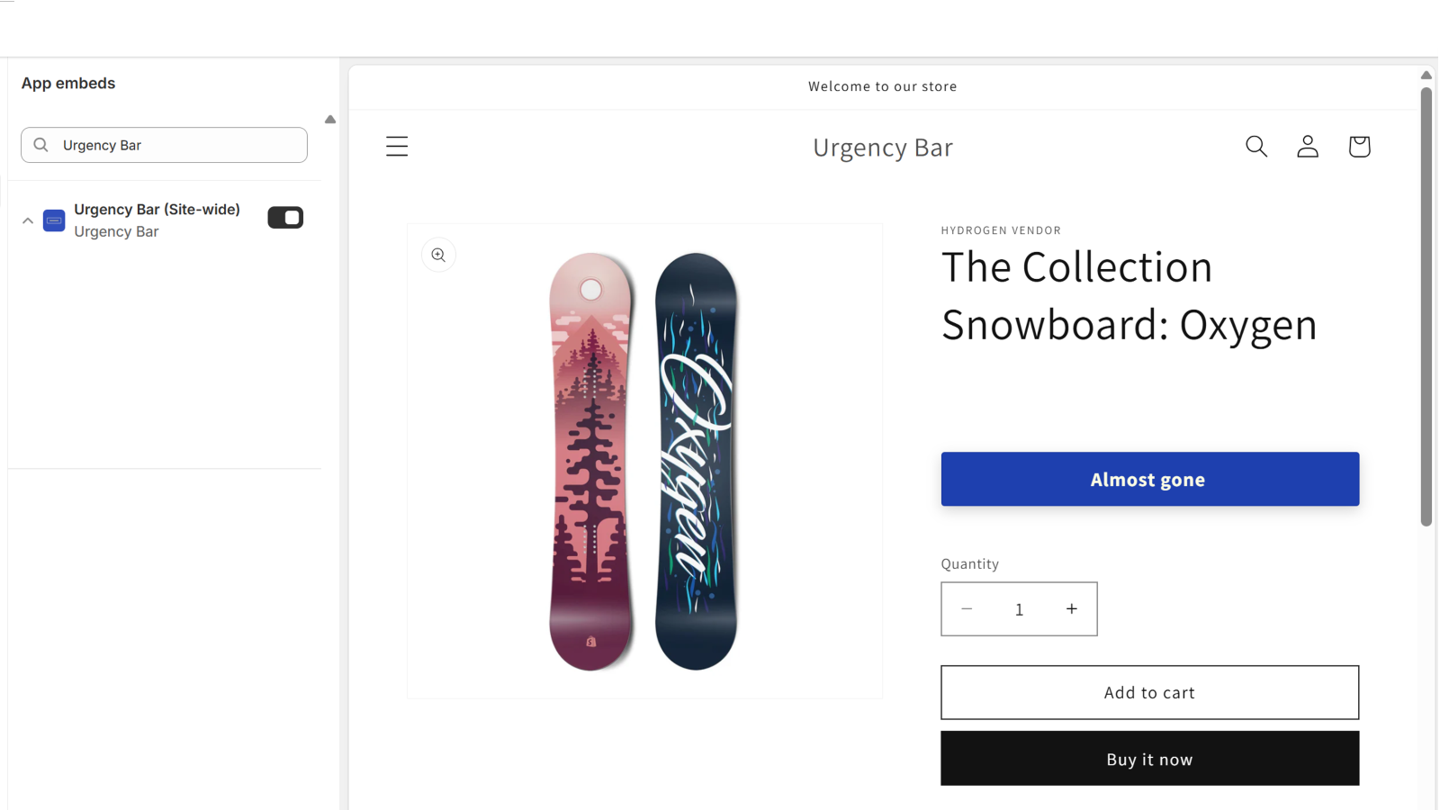 Customise the urgency bar style